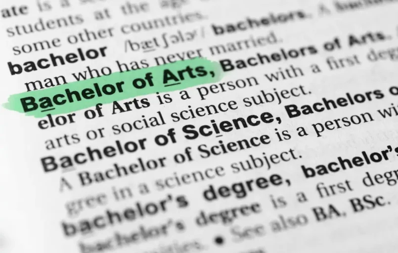 Bachelor of Arts degree