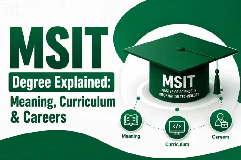 MSIT Degree