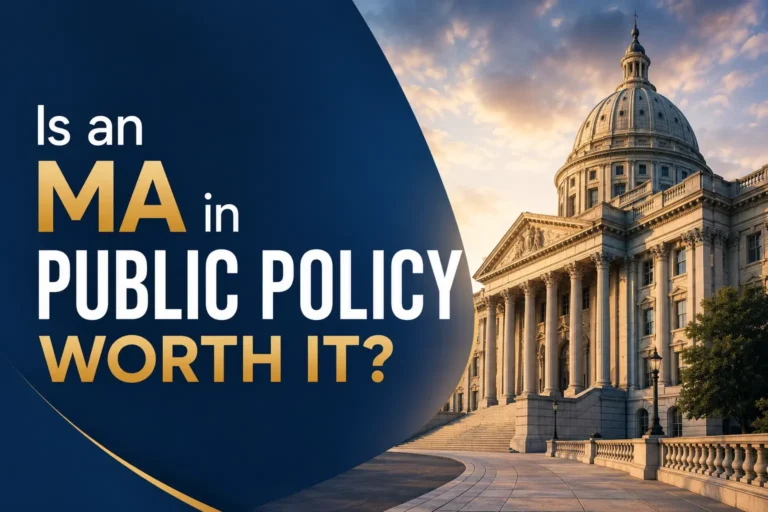 MA in Public Policy