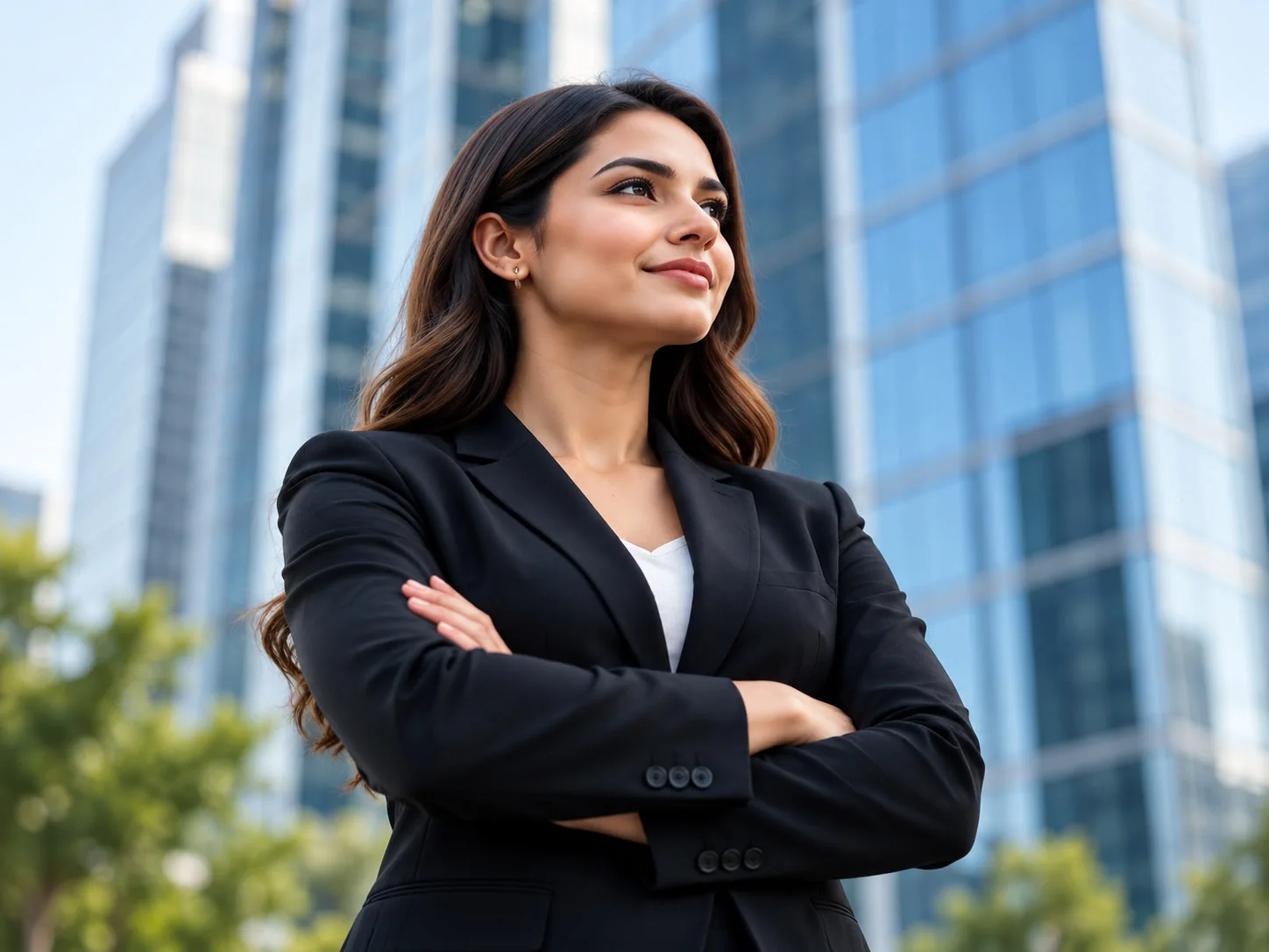 Business professional in formal attire