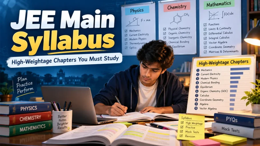 JEE Main Syllabus